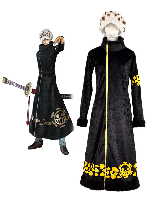 One Piece Surgeon of Death Trafalgar Law Two Years Latter Cosplay Costume